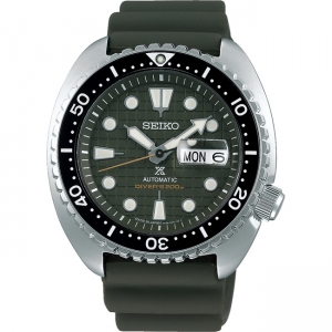 Seiko Prospex Uhrenarmband SRPE05 Gummi Grün 22mm