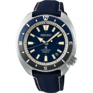 Seiko Prospex Uhrenarmband SRPG15 Canvas Leder Blau 20mm