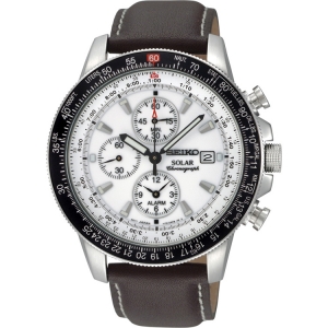 Seiko Solar Uhrenarmband SSC013P1 Leder Braun