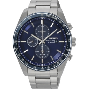 Seiko Chronograph Solar Uhrenarmband SSC719 Edelstahl