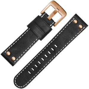 TW Steel Uhrenarmband CS72, CS74 Schwarz 24mm