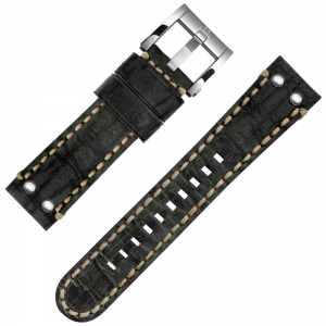 TW Steel Universelles Uhrenarmband Maverick Schwarz - Stahl Schliesse