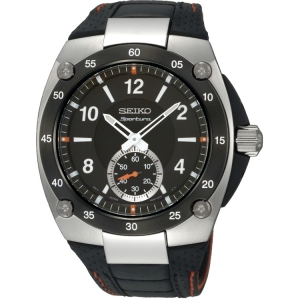 Seiko Sportura Uhrenarmband SRK023P2 Leder Schwarz