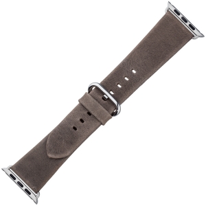Apple Watch Uhrenarmband Graubraun Vintage Leder