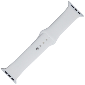 Apple Watch Uhrenarmband Gummi Weiss