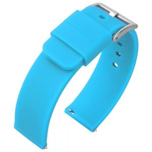 Silikon Gummi Uhrenarmband Hellblau