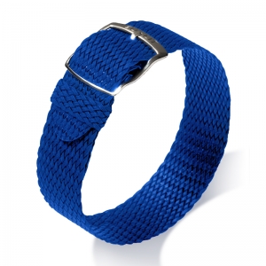 Eulit Perlon Uhrenarmband Panama Blau