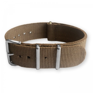 Braun NATO Uhrenarmband Nylon- 20mm