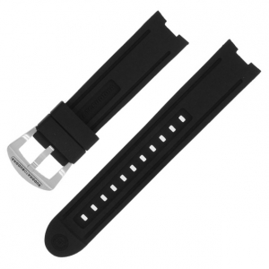 Buddha to Buddha Uhrenarmband für Accelerator BTB.M.R... 46mm Uhren - Schwarz Gummi 21mm