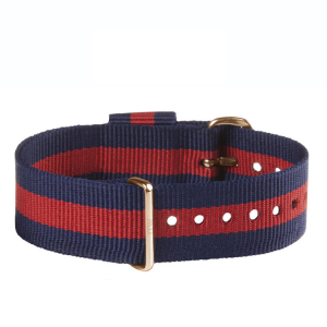 Daniel Wellington 20mm Classic Oxford NATO Uhrenarmband mit Roségoldfarbiger Schliesse