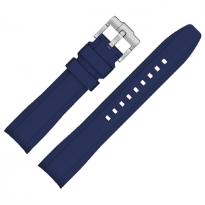 Gummi Uhrenarmband für MoonSwatch Blau