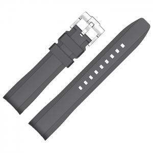 Gummi Uhrenarmband für MoonSwatch Grau