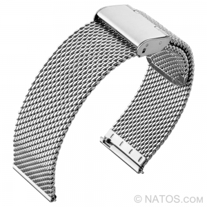 Milanaise Mesh Uhrenarmband 0.8 Gewebter Stahl 