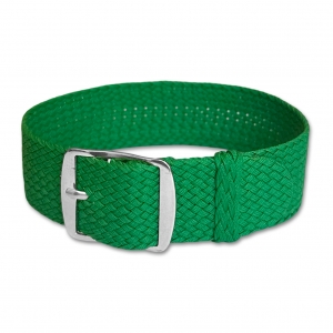 Perlon Gewobenes Uhrenarmband Grün