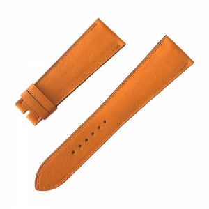 Original Hermes Uhrenarmband Orange Kalbsleder 23/17 mm