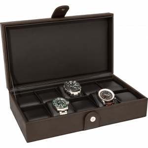 La Royale Classico 10 Uhrenbox Braun - 10 Uhren
