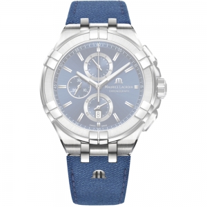 Maurice Lacroix Aikon AI1018 Uhrenarmband Denim
