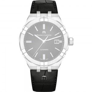 Maurice Lacroix Aikon AI6008 Uhrenarmband Leder Schwarz
