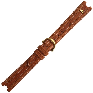 Maurice Lacroix Calypso Uhrenarmband Vogelstrauss Cognac