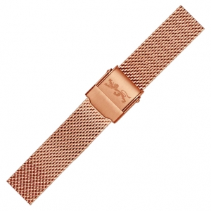 LLarsen / Lars Larsen 20mm Uhrenarmband Roségold Stahl Mesh