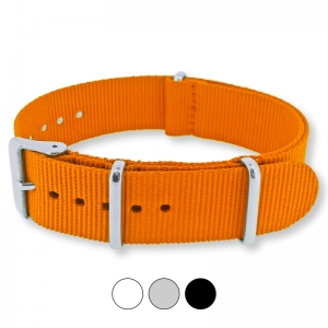 Orangenes NATO Uhrenarmband G10 Military Nylon Strap