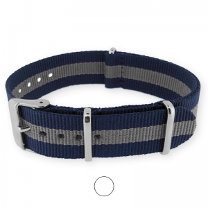 Regimental Blau Grau NATO Uhrenarmband G10 Military Nylon Strap