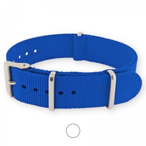 Blaues NATO Uhrenarmband G10 Military Nylon Strap