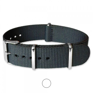 Bleigrau NATO Uhrenarmband G10 Military Nylon Strap