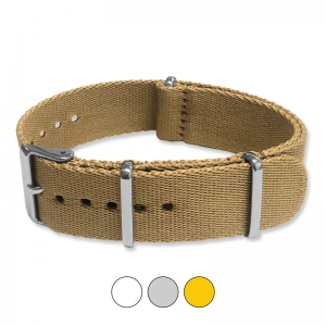 Wüstensand Seatbelt NATO Strap Deluxe Nylon Uhrenarmband