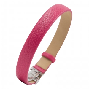 NIMA Atelier Seth Kalbsleder Armband mit Faltschliesse Rosa