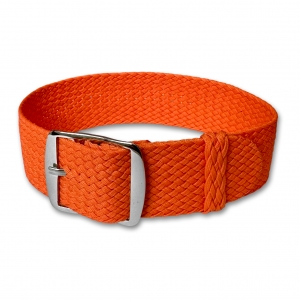 Perlon Gewobenes Uhrenarmband Orange