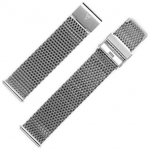 Mesh Milanese Uhrenarmband Grob Gewebter Stahl 20mm