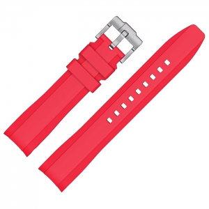 Gummi Uhrenarmband für MoonSwatch Rot