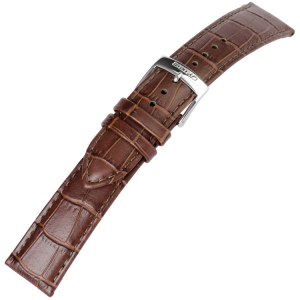 Seiko Uhrenband Alligatorgrain Kalbsleder Braun