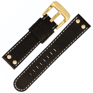 TW Steel Uhrenarmband TW7, TW8, TW29, TW30 - Schwarz 22mm