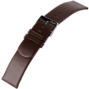 a.b.art Ersatzuhrenarmband D DL E ES I OS Serie Dunkelbraun 12, 16, 21 und 26 mm