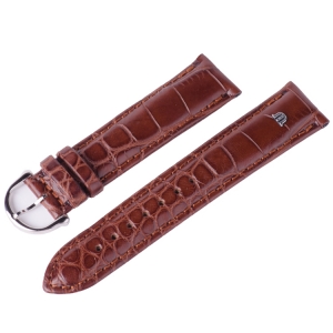 Maurice Lacroix Uhrenarmband Mississippi Alligator Braun