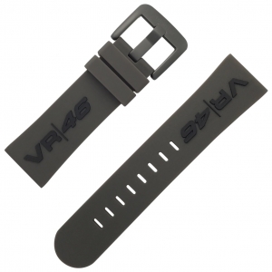TW Steel VR46 Valentino Rossi TW935 Uhrenarmband - Silikon Grau 22mm