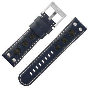 TW Steel Uhrenarmband TW980 Red Bull Holden Special Edition Rally Vintage Blau 24mm