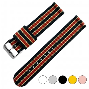 No Time To Die Blutrot Two Piece RAF NATO Nylon Uhrenarmband