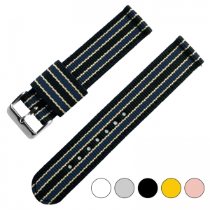 No Time To Die Blau Two Piece RAF NATO Nylon Uhrenarmband