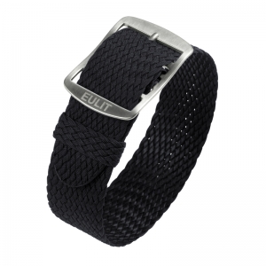 Eulit Perlon Uhrenarmband Baltic Schwarz