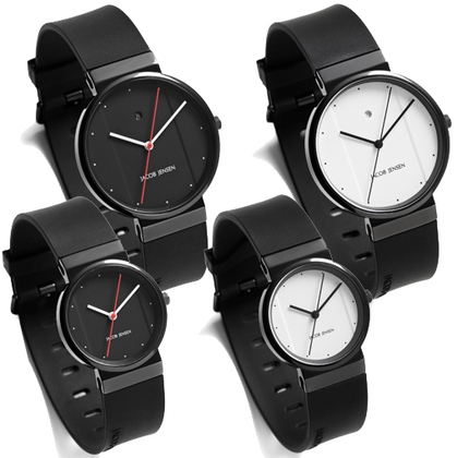 Jacob Jensen Uhrenarmband 752, 753, 762, 763 Gummi 17mm