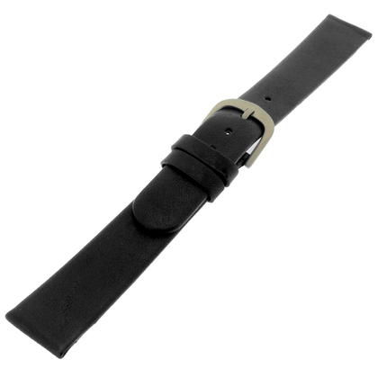 Danish Design Ersatzuhrenarmband Leder Schwarz