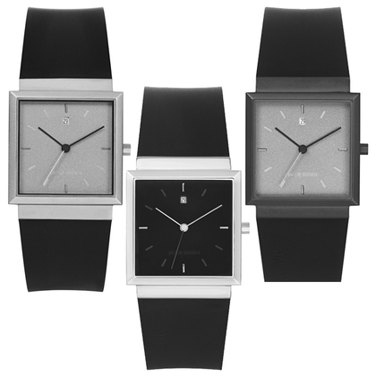 Jacob Jensen Uhrenarmband Serien 120, 121, 122 und 123 Gummi 23 mm 