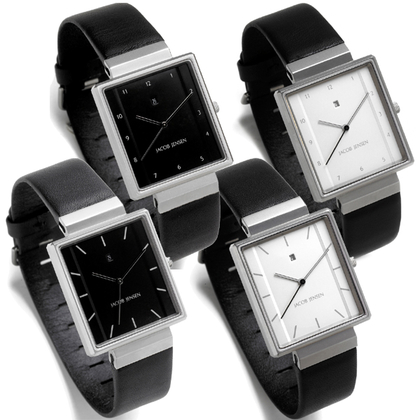 Jacob Jensen Uhrenarmband 865, 866, 885, 886 Leder 19 mm 