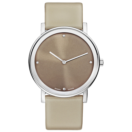 Danish Design Uhrenarmband Typ IQ14Q1042 Leder Graubraun