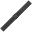 bandOh Mesh Milanaise Uhrenarmband Fein Gewebter Stahl Schwarz