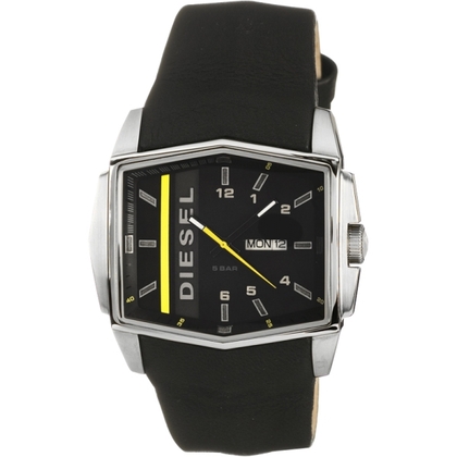 Diesel DZ1340 Uhrenarmband Leder Schwarz