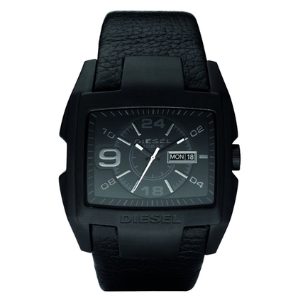 Diesel DZ1430 Uhrenarmband Leder Schwarz